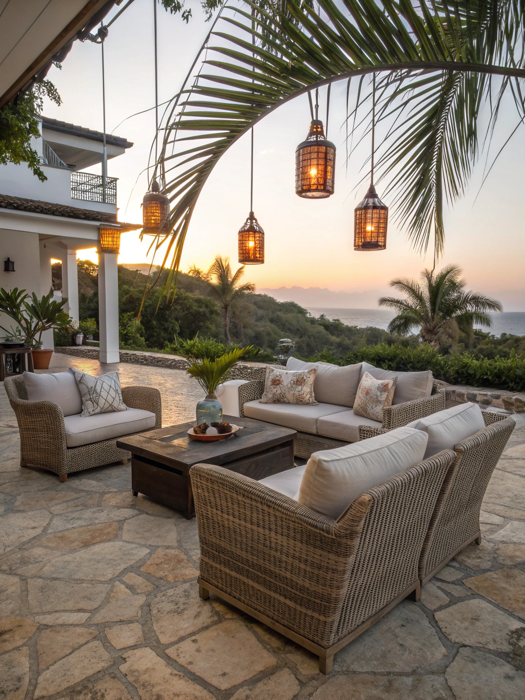 Patio lighting in Green Hills