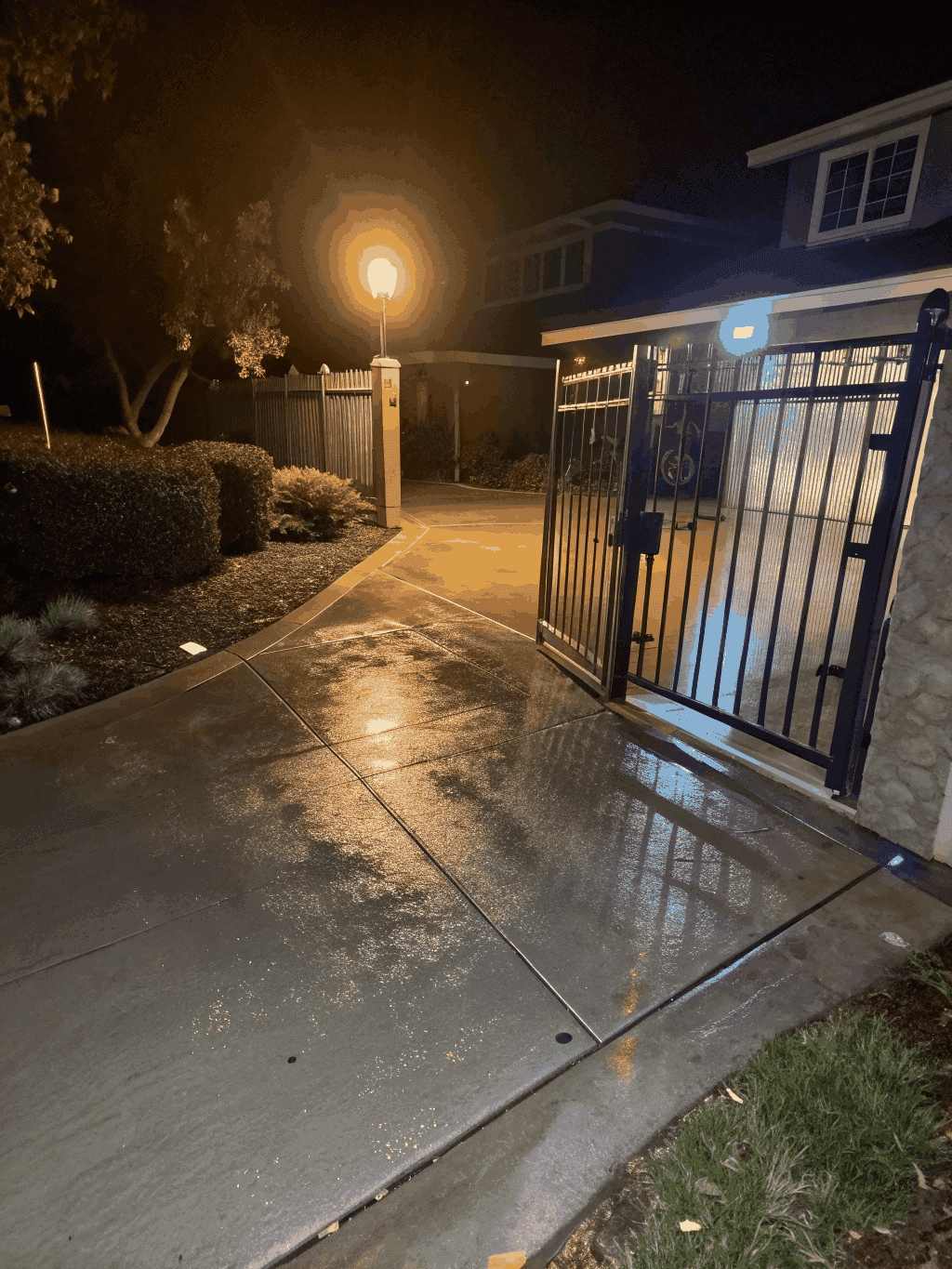 Outdoor Security Lighting — Residential project, 2023