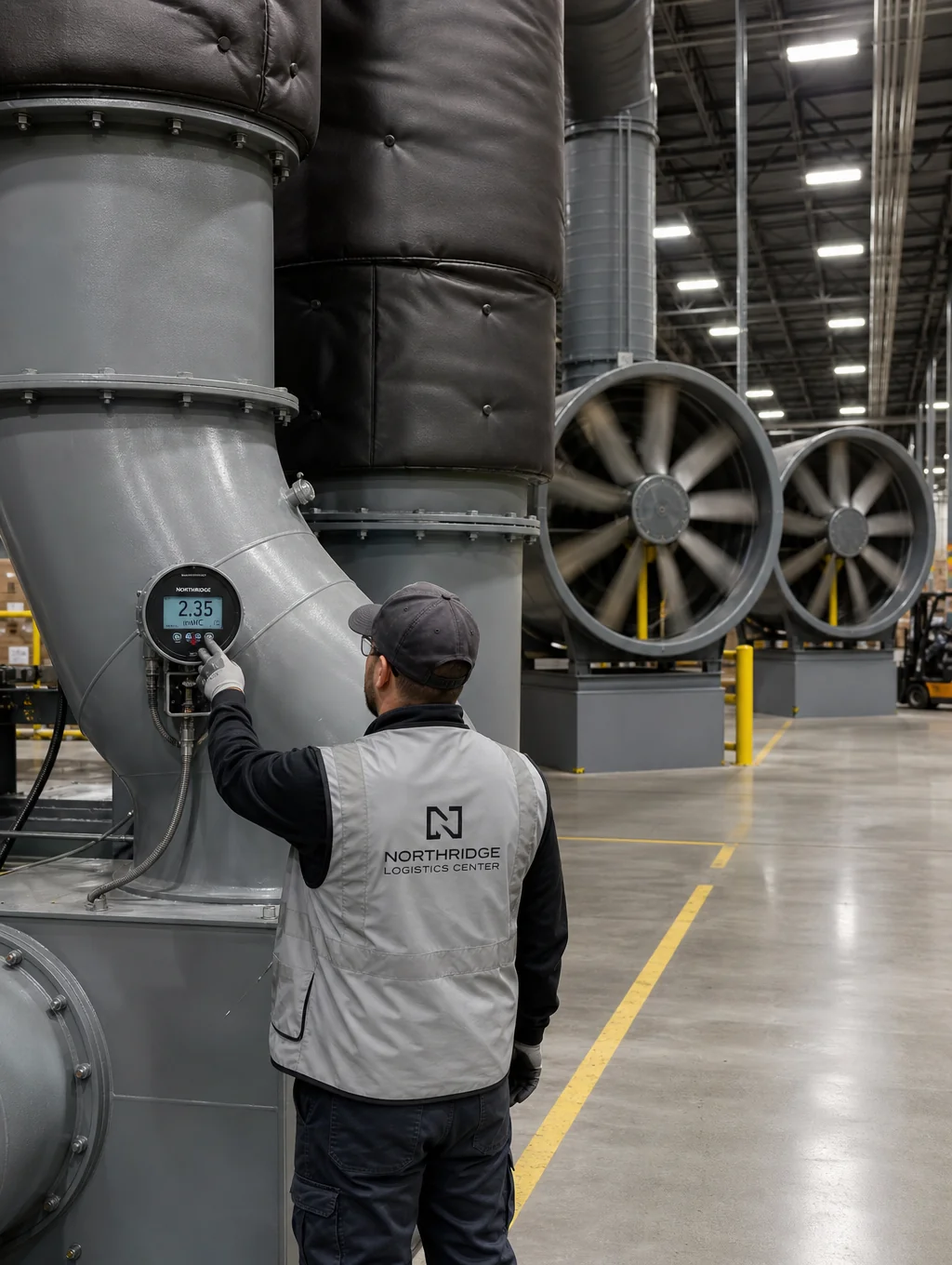Warehouse Power Grid — Industrial project, 2023