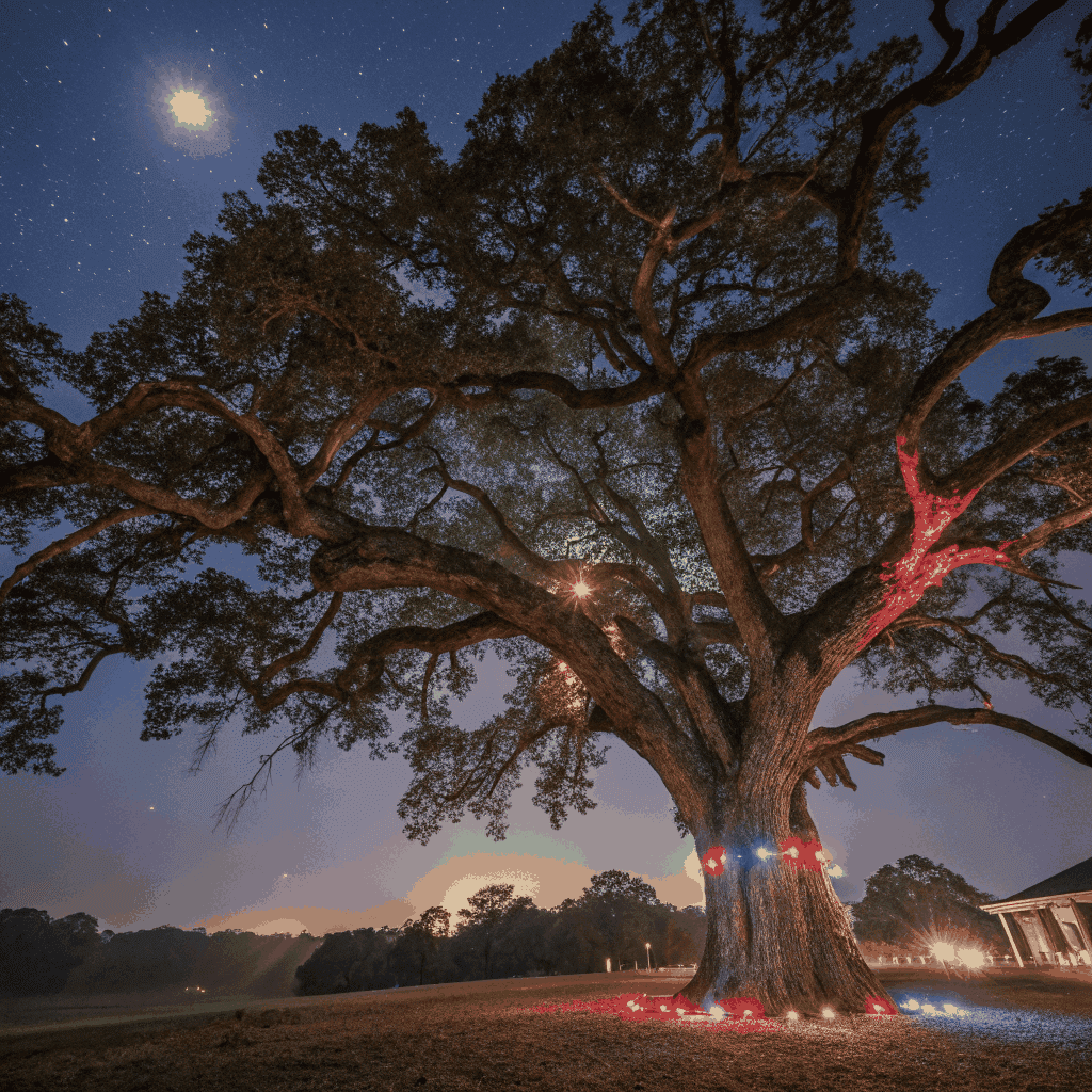 Warm white LED tree trunk wrapping